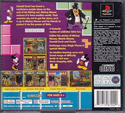 Magical Tetris Challenge - Mangler Manual - PS1 (B Grade) (Genbrug)
